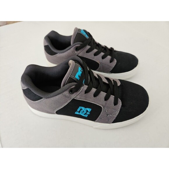 DC Youth's Method TX Skateboard Sneaker Size 4 Canvas Logo 2015 - Picture 1 of 10